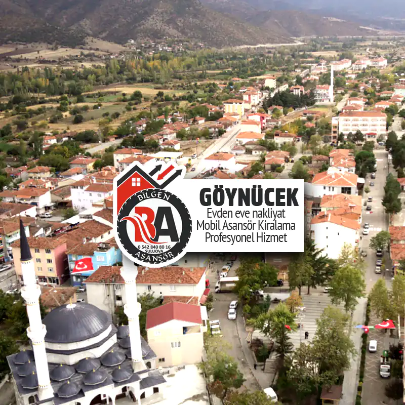 Göynücek Evden Eve Asansörlü Nakliye Hizmeti