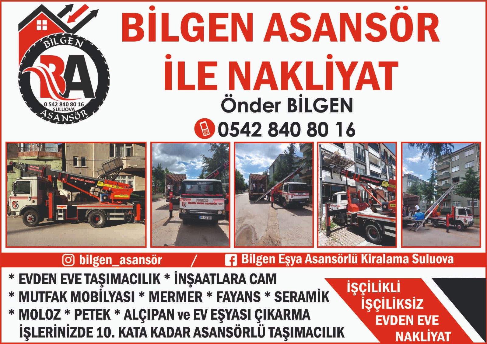 Bilgen Nakliyat Amasya Suluova Nakliyat Hizmeti